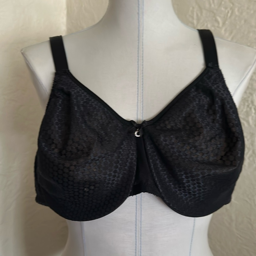 Chantelle C Magnifique soft Black Unlined Minimizer Bra 44C
